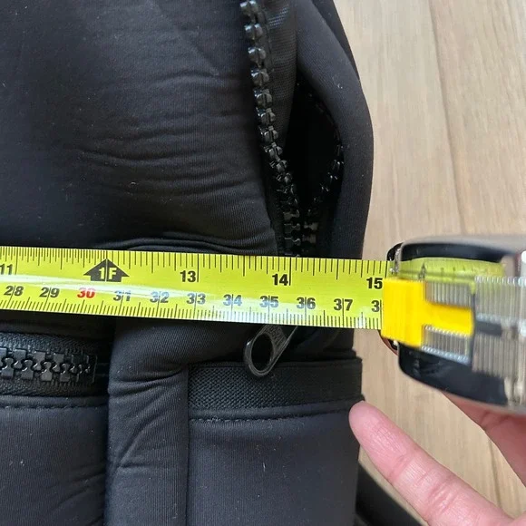 Dagne Dover Large Dakota Neoprene Backpack Onyx Black Large Travel Laptop Bag - Picture 4 of 16